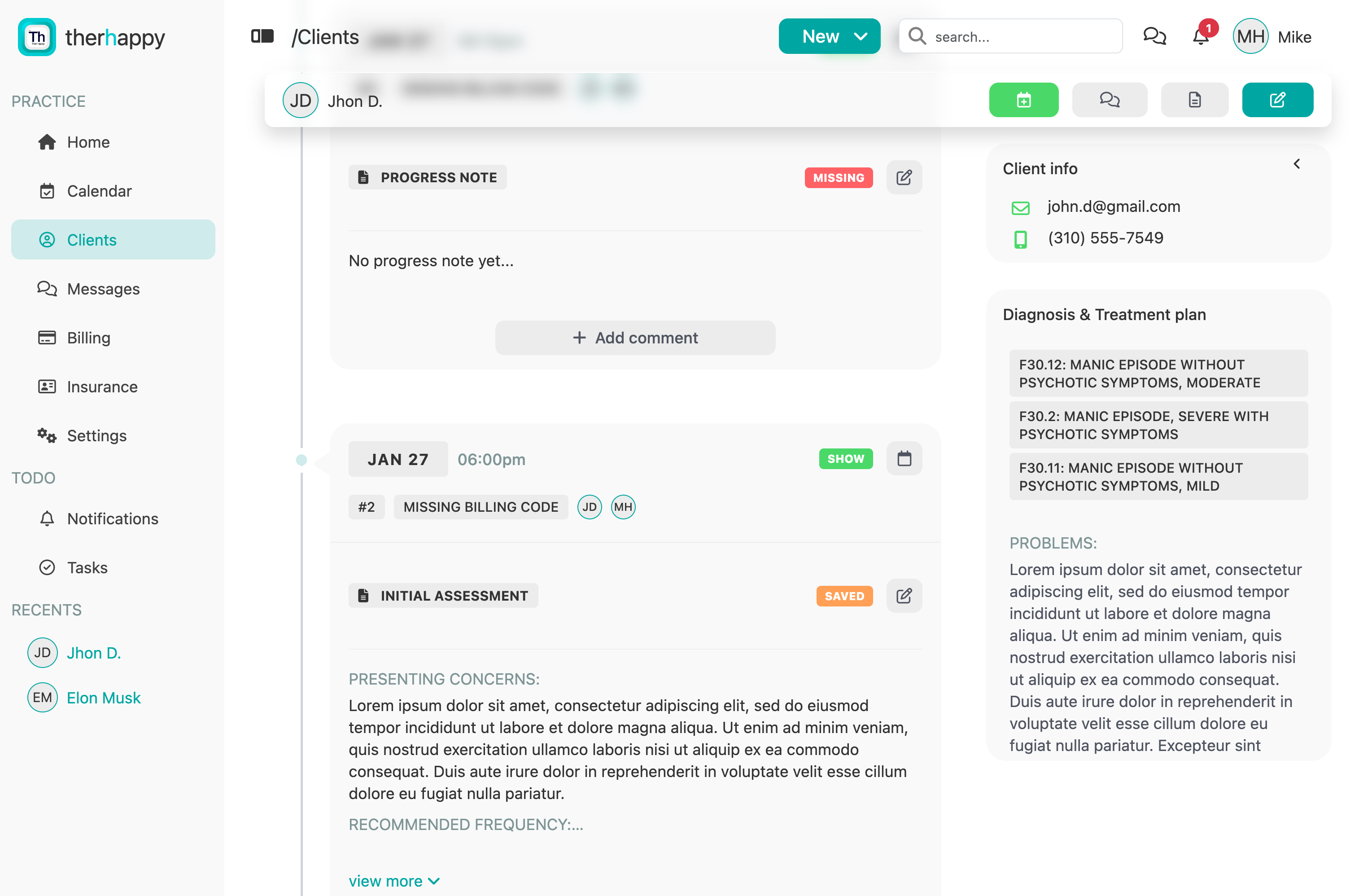 screenshot therhappy