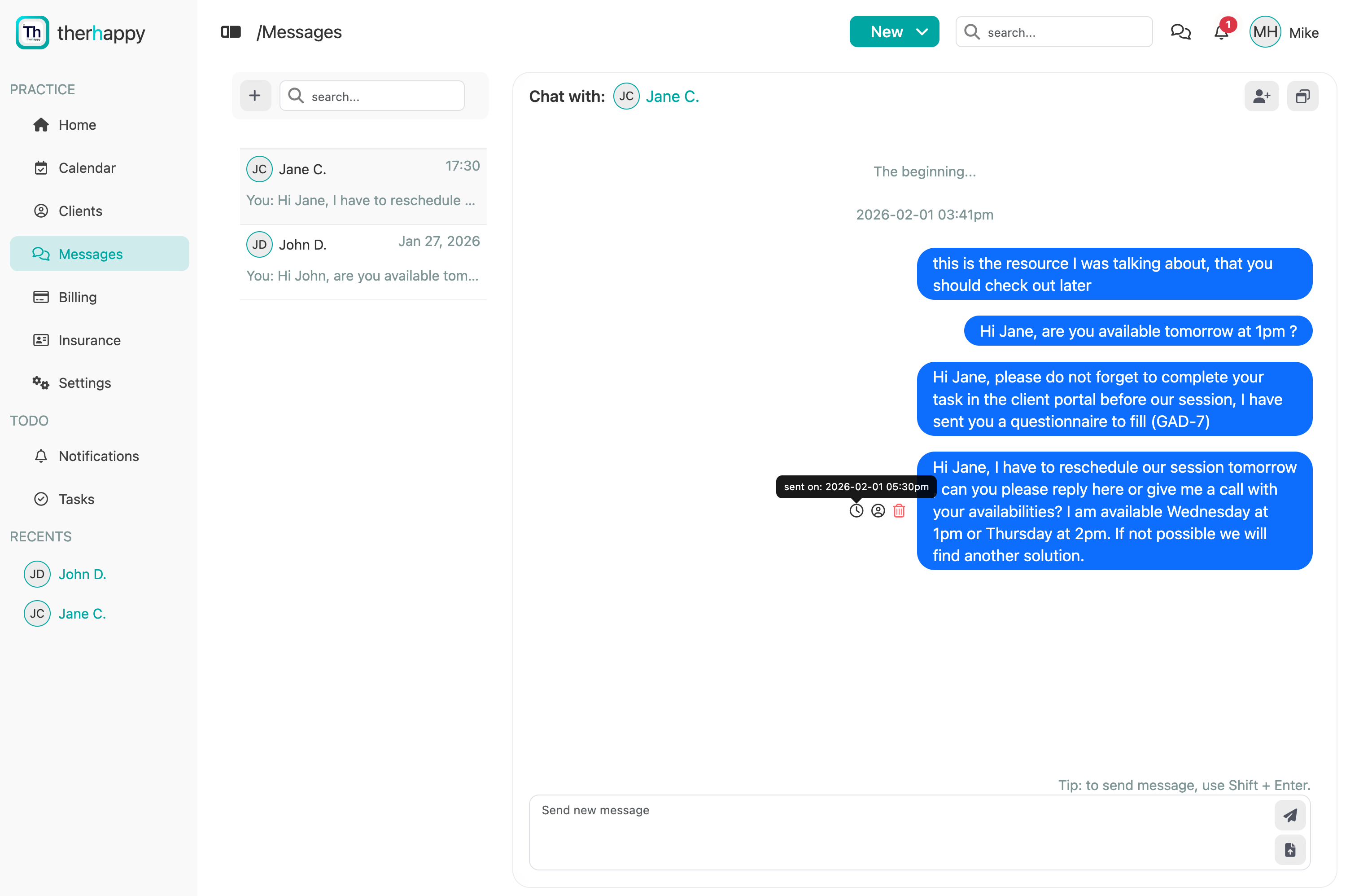 screenshot therhappy